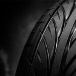 نمای نزدیک از لاستیک